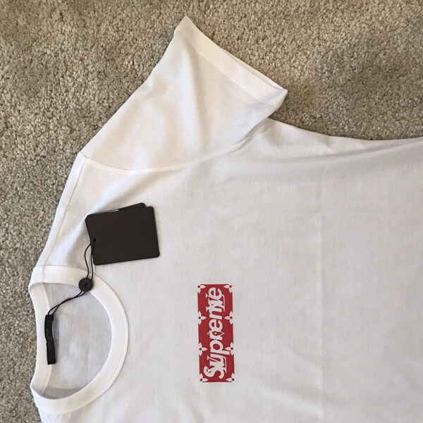 ルイヴィトンスーパーコピー パ×supreme Monogram BoxLogo TEE WHITE BoXロゴ TシャツM690A733
