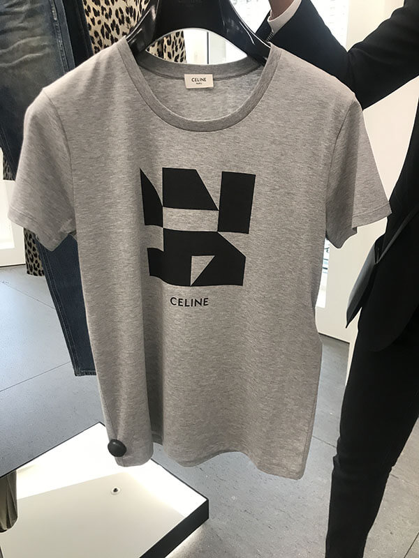 CELINEスーパーコピー 新作 メンズクルーネックTシャツ INVITATION GEOMETRIQUE 2X308933F.09GB