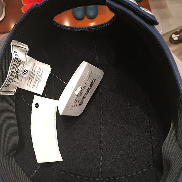 国内より!エルメス偽物《Nevada》メンズ キャップ 帽子 新品 ブラック126011