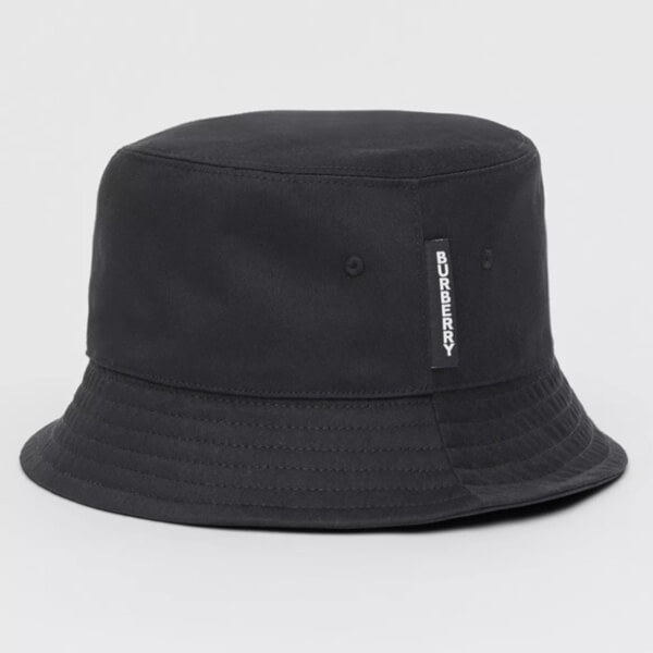 BURBERRY★バーバリー キャップ コピー バロゴディテール コットンツイル バケットハット 黒A12793