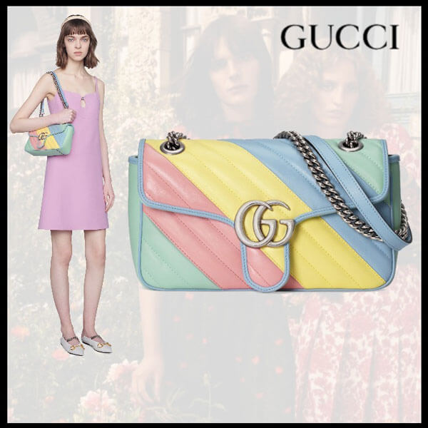 新作 グッチ ショルダーバッグ コピー★GUCCI GGマーモント 443497 DTDXP3967