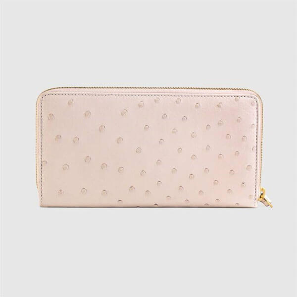 20SS新作 GUCCI グッチ 長財布 コピー GGマーモント オーストリッチ ジップ長財布 456117 EY00G3926