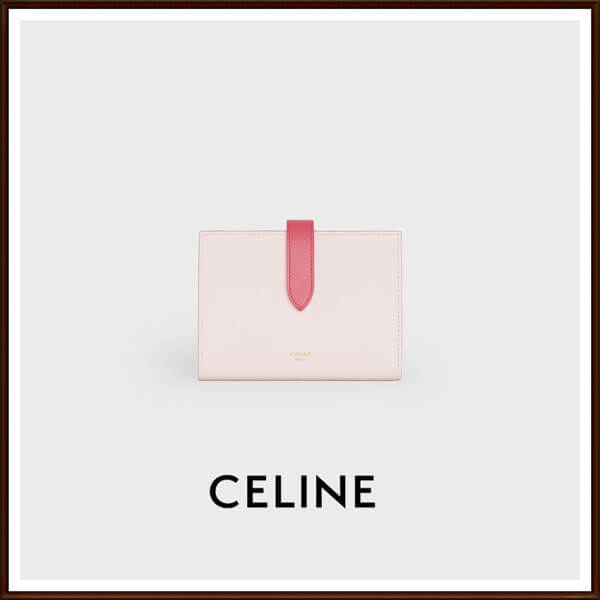 新作 ★CELINE★ セリーヌ 財布 コピー ミディアム ストラップウォレット 10B643BRU.25PO