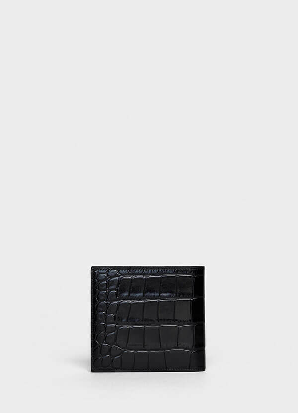 【CELINE】コピーバイフォールドウォレット /クロコ型押しカーフスキン 10B653BG4.38NO