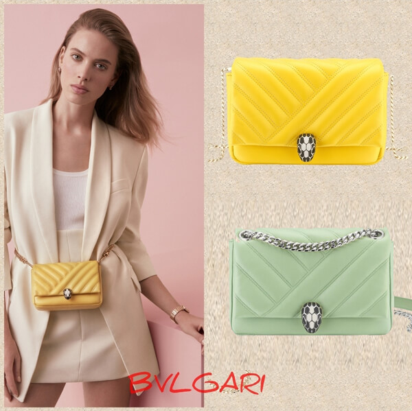 大人気!ショルダー・バッグ★ブルガリコピー SERPENTI CABOCHON SHOULDER BAG 290231