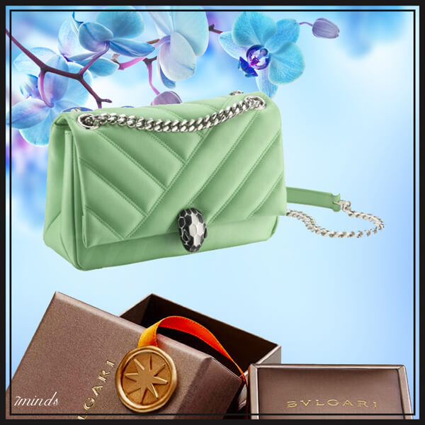 大人気!ショルダー・バッグ★ブルガリコピー SERPENTI CABOCHON SHOULDER BAG 290231