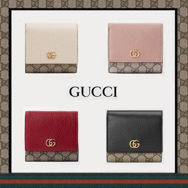 【Gucci】〔GGマーモント〕ミディアム ウォレット 598587