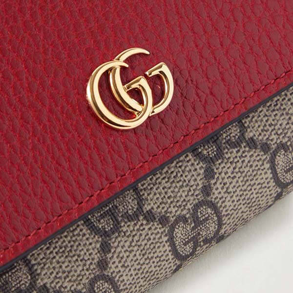 【Gucci】〔GGマーモント〕ミディアム ウォレット 598587