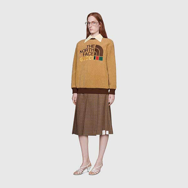 GUCCI x NORTH FACEコラボ★ボアトップス