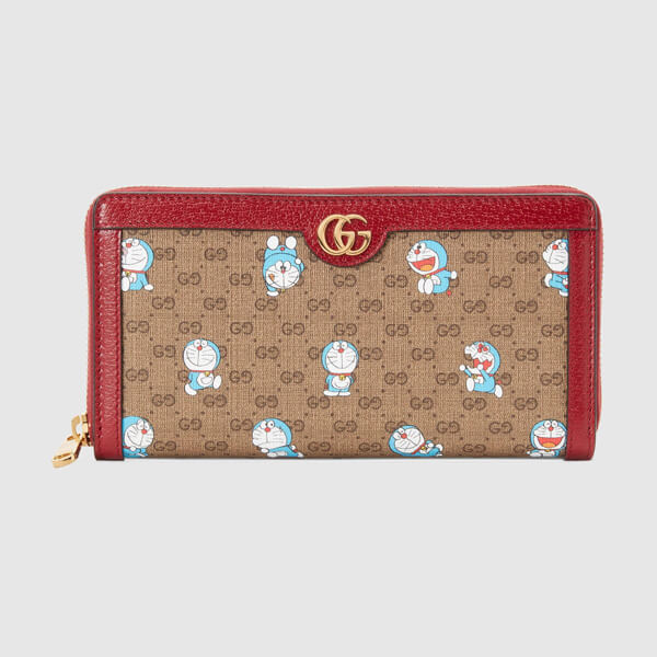 【注目コラボ】ジップアラウンドウォレット【DORAEMON x GUCCI】