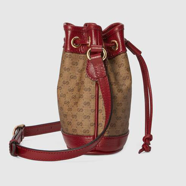 ★GUCCI★ドラえもんコラボ ミニ バケットバッグ 647801 2T0AG 8580