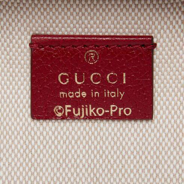 ★GUCCI★ドラえもんコラボ ミニ バケットバッグ 647801 2T0AG 8580