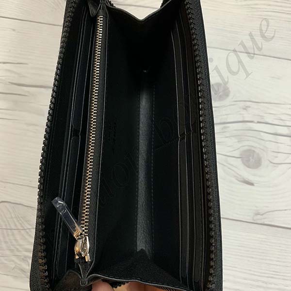 Dior × KAWS BEE ロゴ 長財布 コピー ブラック