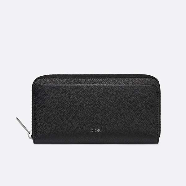 【Dior】グレインドカーフスキン ロングウォレット 2DSBC113YVH H00N