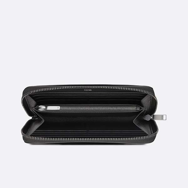 【Dior】グレインドカーフスキン ロングウォレット 2DSBC113YVH H00N
