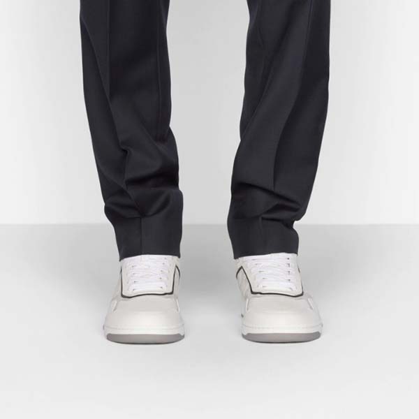 DIOR&SHAWN◆ B27 スニーカー ホワイト カーフスキン 靴コピー 3SN272ZJJ_H063