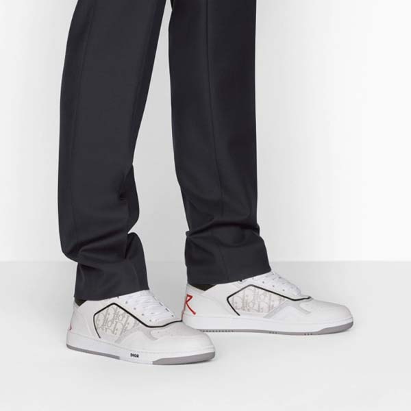 DIOR&SHAWN◆ B27 スニーカー ホワイト カーフスキン 靴コピー 3SN272ZJJ_H063