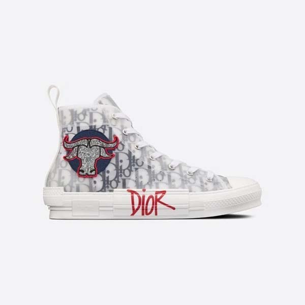 DIOR x SHAWN カプセルコレクション ハイトップスニーカー 3SH118ZJK H063