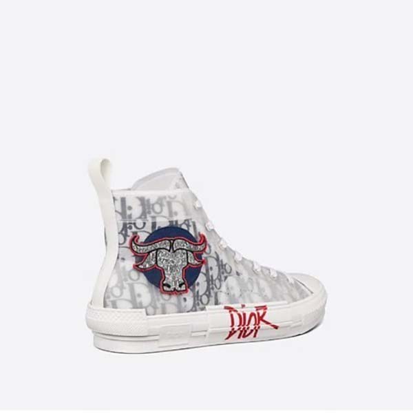 DIOR x SHAWN カプセルコレクション ハイトップスニーカー 3SH118ZJK H063
