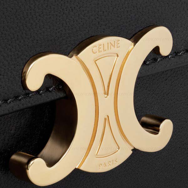 すぐ届く∞CELINE■ラージ トリオンフ フラップウォレット 10E313BZG