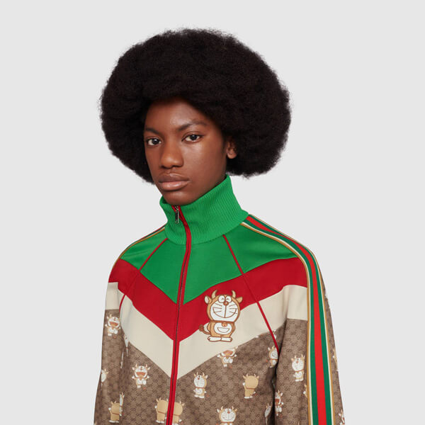 【GUCCI】DORAEMON x GUCCI テクニカルジャージー ジャケット656604 XJDH0 2231