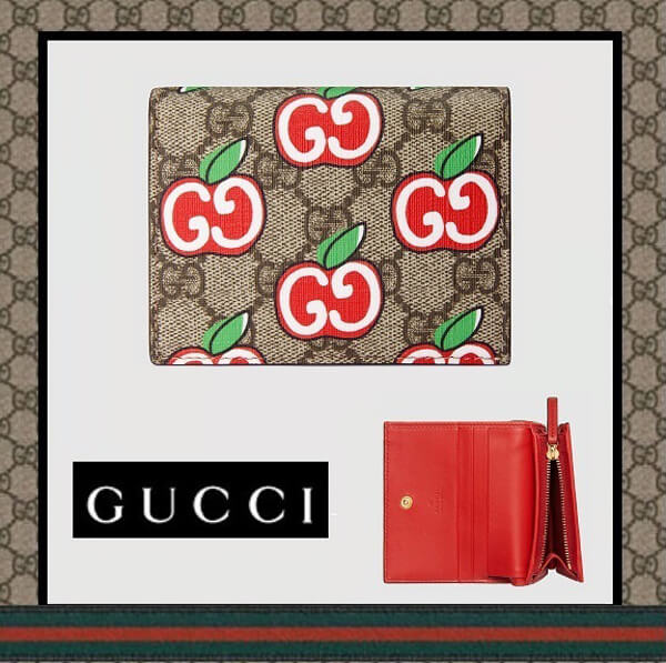 グッチ アップル 財布 コピー【Gucci】GGアップル カードケース ウォレット 624641
