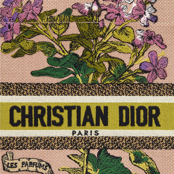 DIOR 偽物 BOOK TOTE バーティカルバッグ Fleurs Bibliques エンブロイダリー21030243