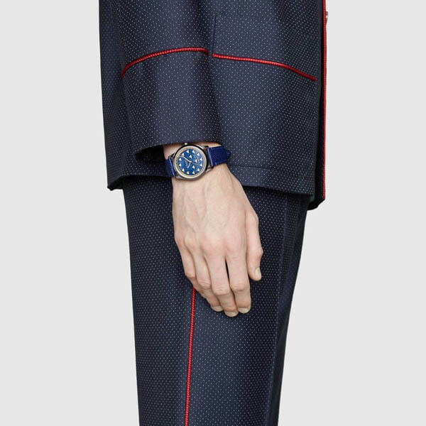 GUCCI★コピー メンズマスト ブルーが素敵 G-タイムレス ウォッチ 38mm YA1264122
