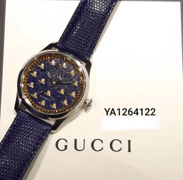 GUCCI★コピー メンズマスト ブルーが素敵 G-タイムレス ウォッチ 38mm YA1264122