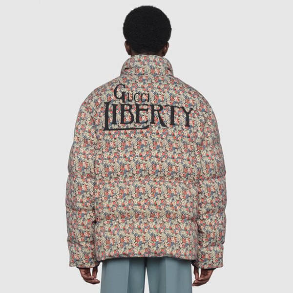 GUCCI★スーパーコピー リバティ ロンドン フローラル ダウンジャケット★即納!21030410
