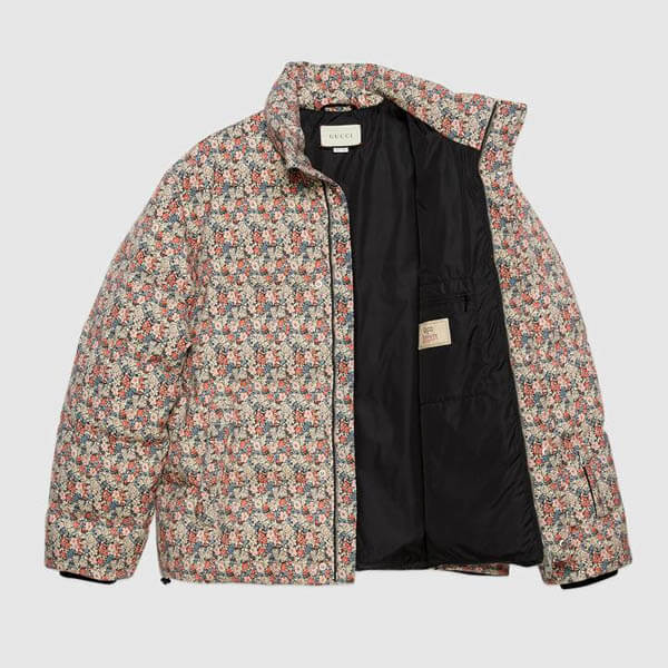 GUCCI★スーパーコピー リバティ ロンドン フローラル ダウンジャケット★即納!21030410