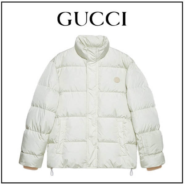新作【GUCCI】☆コピー プリントナイロンダウンジャケット☆日本未入荷 632543 Z8ALM 9132