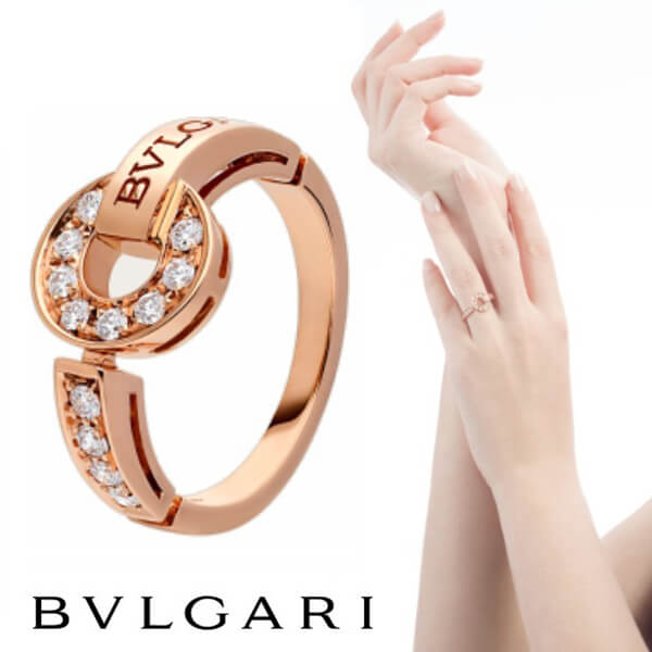 【ブルガリ】コピー 即対応 BVLGARIBVLGARI パヴェダイアモンドリング 21030428
