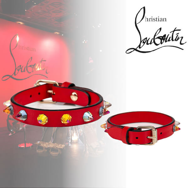 【Louboutin】偽物 国内発送◆Loubilinkメタリック ブレスレット 21030508