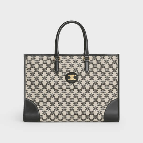 CELINE(セリーヌ) ★ 偽物 トリオンフ 刺繍 ホリゾンタル カバ トート 194342CS8.19BR 194342CS8.27FX 194342CS8.38NO