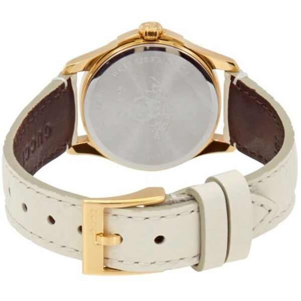 【SALE☆2017新作】GUCCI G-TIMELESS ホワイトレザー スーパーコピー 38mm/27mm YA1264033