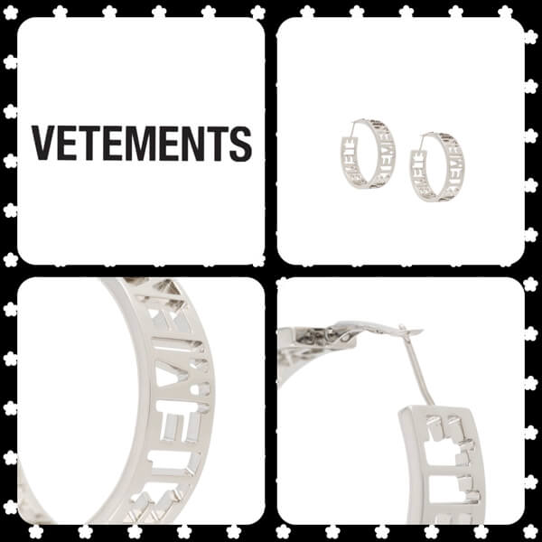 ★★VETEMENTS スーパーコピー《 ロゴ フープ ピアス 》 送料込み★★ 21030816