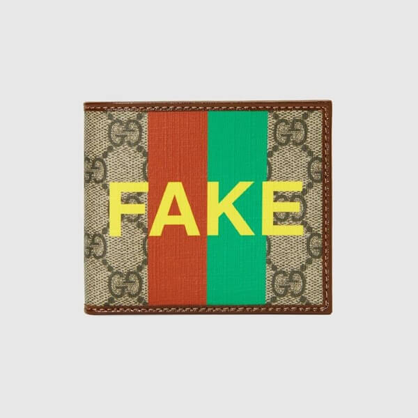 【GUCCI】Fake/Not グッチ 財布 偽物 プリント*ダブルG*二つ折りウォレット*636166 2GCAG 8280