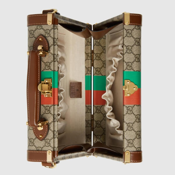 グッチ GUCCI FAKE/NOT 偽物 プリント ビューティーケース 633587 2GCAG 8280