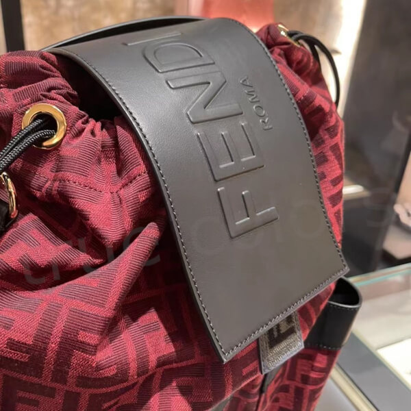 フェンディ リュック コピー FENDI 21SS 春節限定 FFモノグラム ファブリック バックパック 7VZ056A9ZLF1DZ7