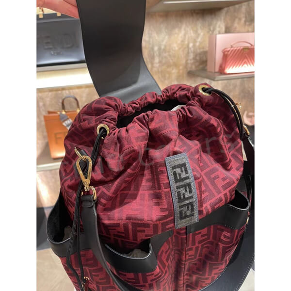 フェンディ リュック コピー FENDI 21SS 春節限定 FFモノグラム ファブリック バックパック 7VZ056A9ZLF1DZ7