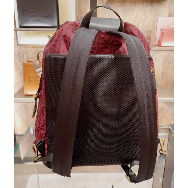フェンディ リュック コピー FENDI 21SS 春節限定 FFモノグラム ファブリック バックパック 7VZ056A9ZLF1DZ7