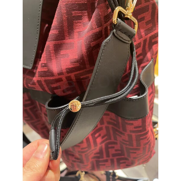 フェンディ リュック コピー FENDI 21SS 春節限定 FFモノグラム ファブリック バックパック 7VZ056A9ZLF1DZ7