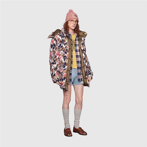 The North Face x Gucci スーパーコピー デニムショートパンツ 640399 XDBMK 4009