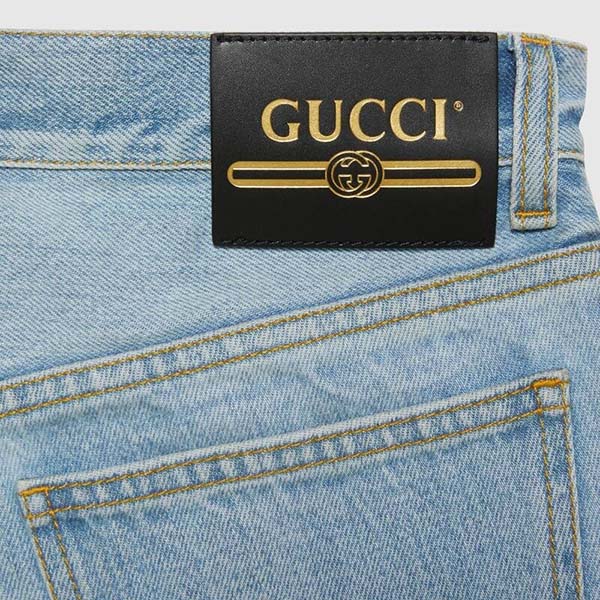 The North Face x Gucci スーパーコピー デニムショートパンツ 640399 XDBMK 4009