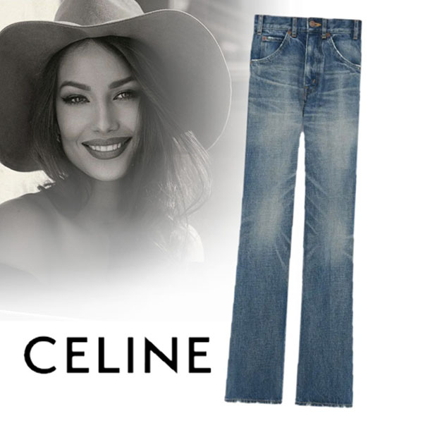 セリーヌ新作♡ スーパーコピー セルジフレア ジーンズ デニム レディースファッション 【CELINE】 21031114