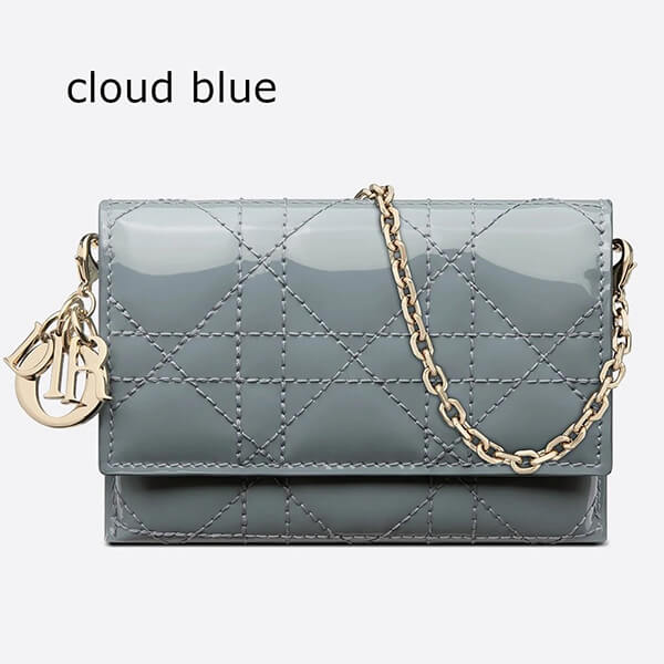 【DIOR ディオール】20AW スーパーコピー「レディ ディオール」Nanoポーチ S0876OVRB_M81B