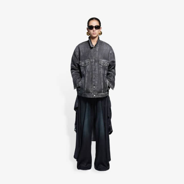 BALENCIAGA◆バレンシアガ◆コピー バレンシアガ◆TROMPE-LCEIL デニム ジャケット 657700TKS343366