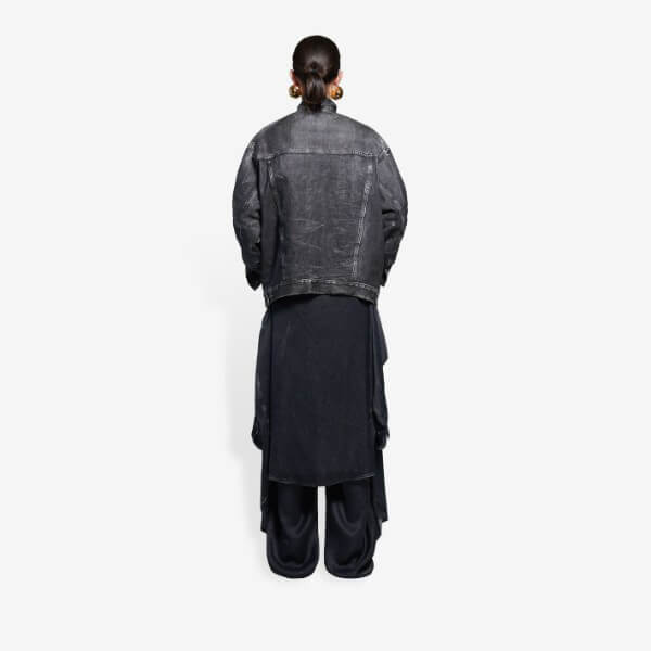 BALENCIAGA◆バレンシアガ◆コピー バレンシアガ◆TROMPE-LCEIL デニム ジャケット 657700TKS343366