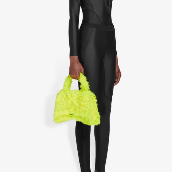 BALENCIAGA バレンシアガ 偽物 FLUFFY HOURGLASS TOP HANDLE バッグ 656415HPDAY7211